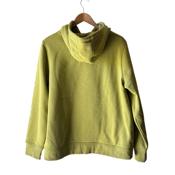 Carhartt Size XL Chartreuse Green Pullover Hoodie Sweatshirt - Picture 4 of 5